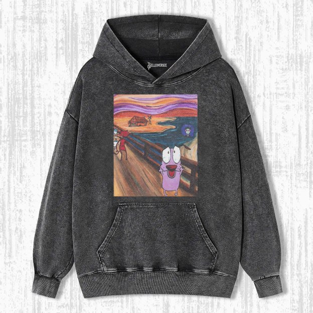 COURAGE THE COWARDLY DOG HOODIE
