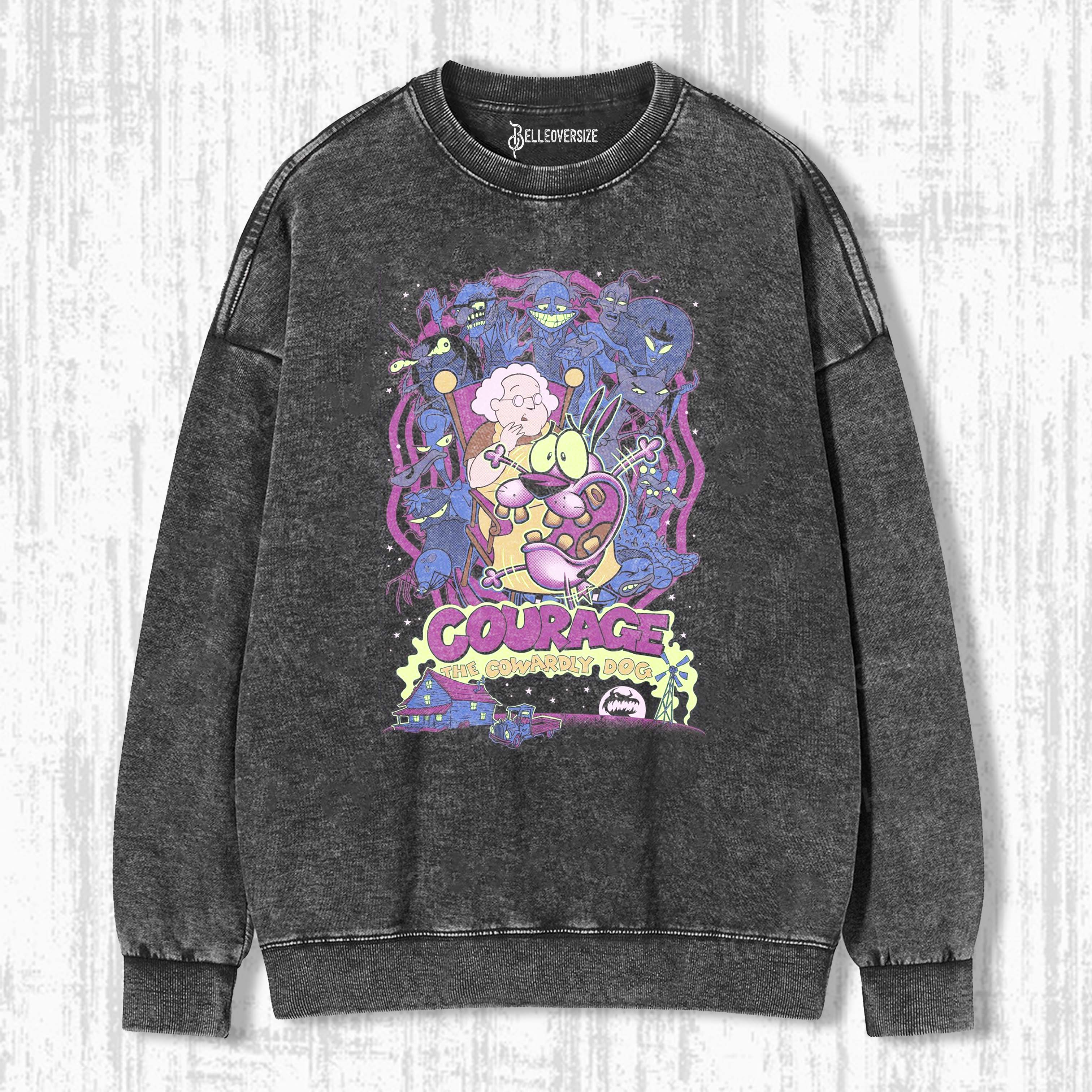 COURAGE THE COWARDLY DOG SWEATSHIRTS