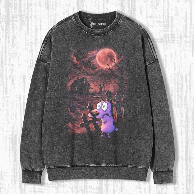 COURAGE THE COWARDLY DOG SWEATSHIRTS
