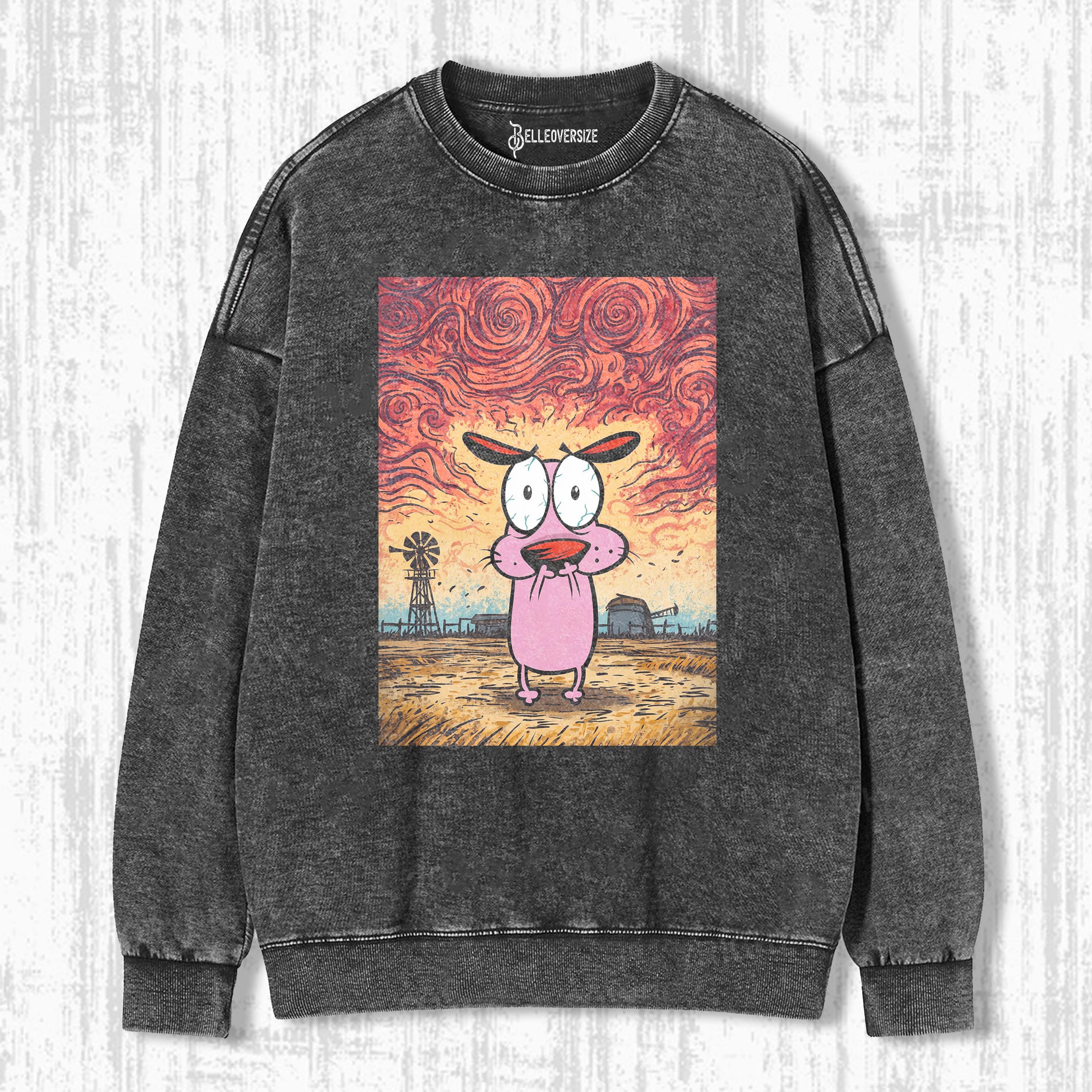 COURAGE THE COWARDLY DOG SWEATSHIRTS