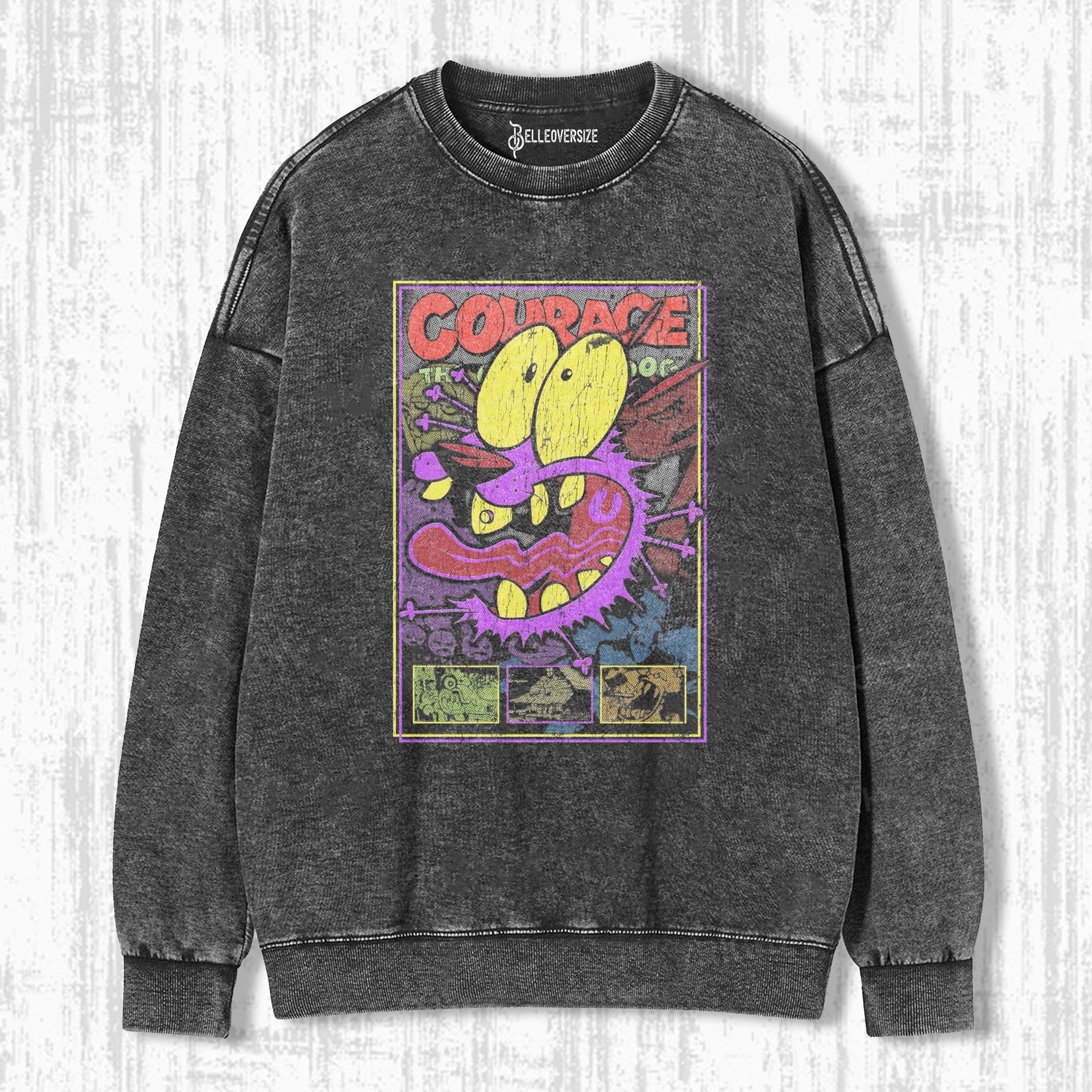 COURAGE THE COWARDLY DOG SWEATSHIRTS