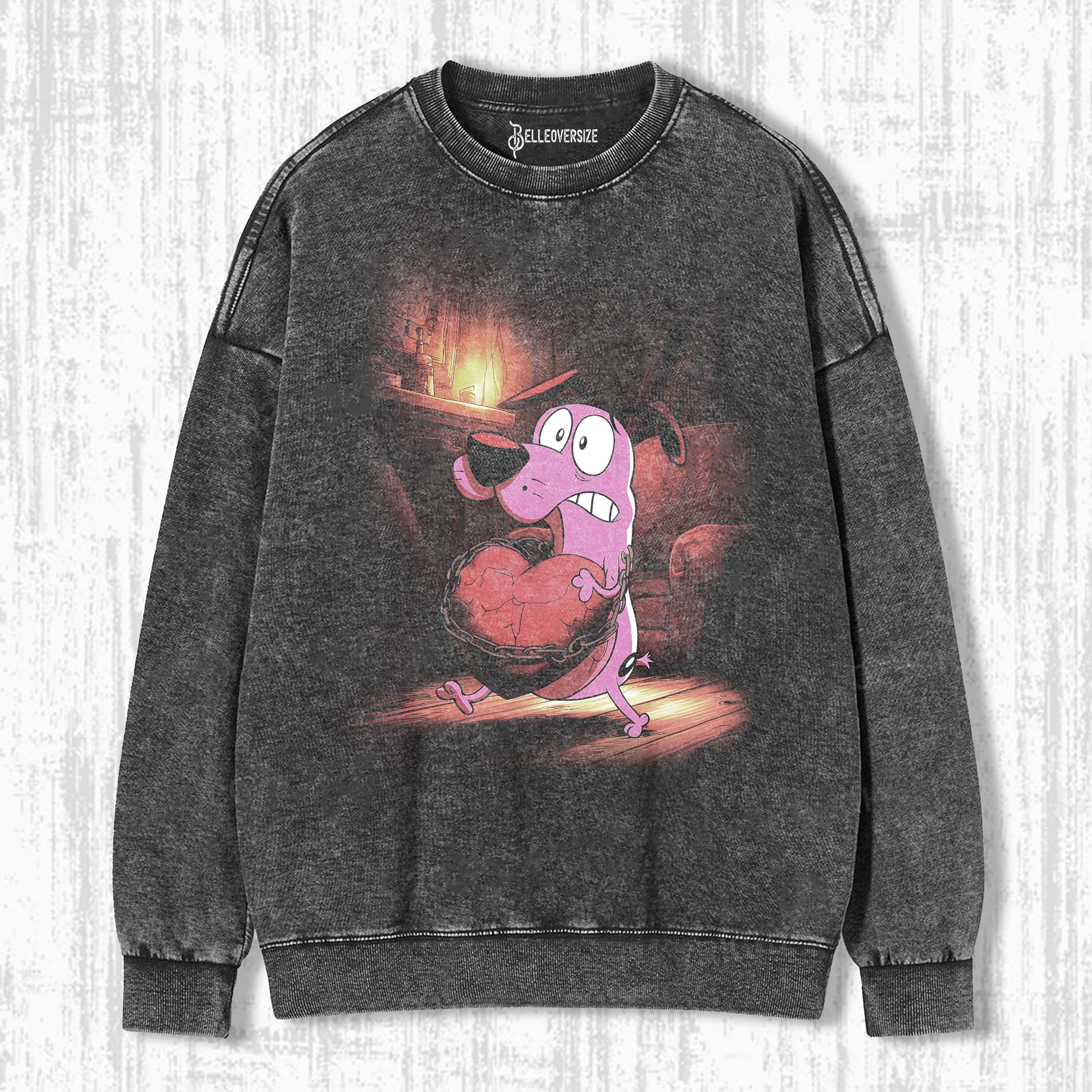 COURAGE THE COWARDLY DOG SWEATSHIRTS