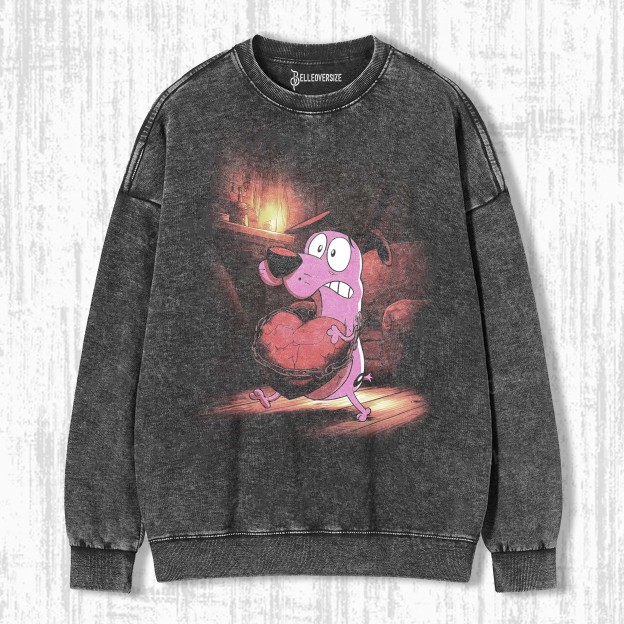 COURAGE THE COWARDLY DOG SWEATSHIRTS