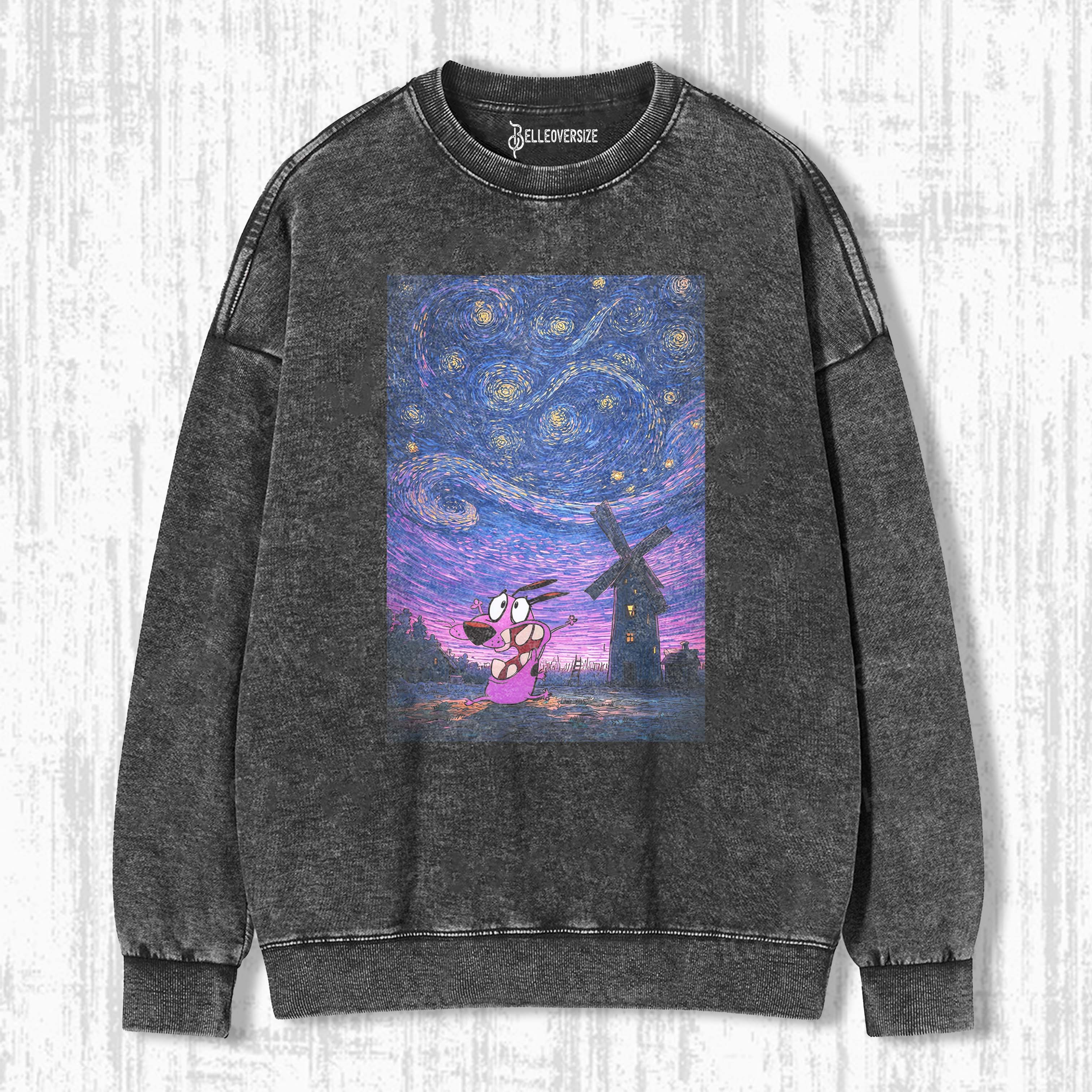 COURAGE THE COWARDLY DOG SWEATSHIRTS 