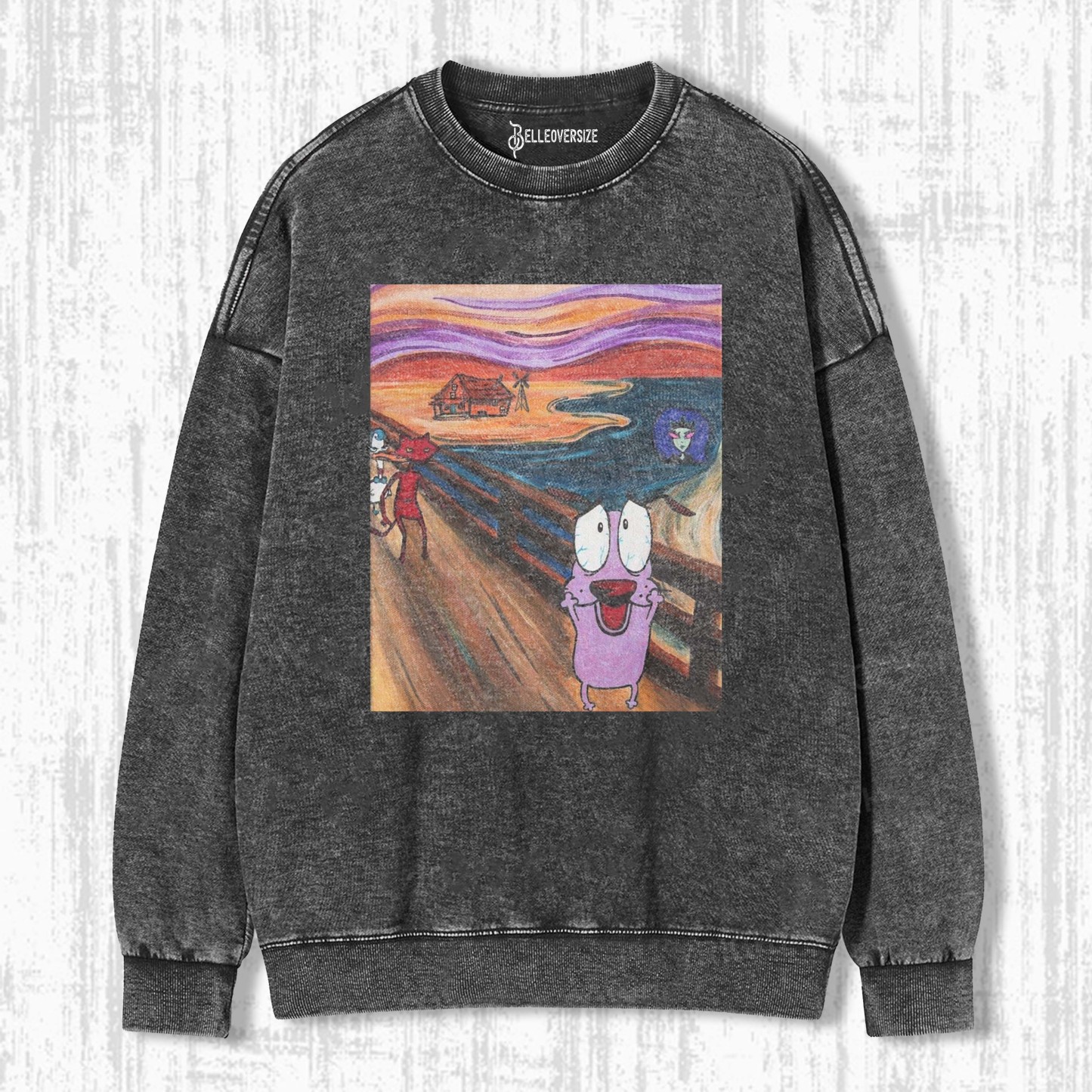 COURAGE THE COWARDLY DOG SWEATSHIRTS