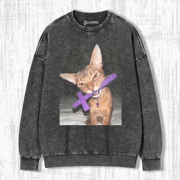 CURSED CAT SWEATSHIRTS 