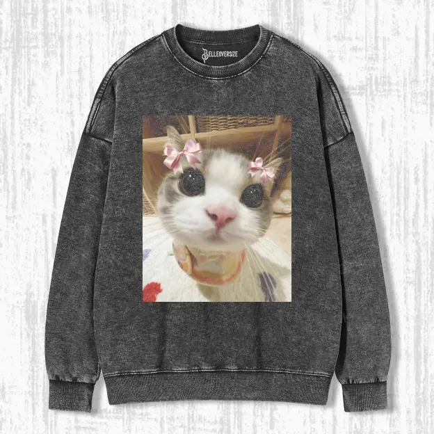 CUTE CAT SWEATSHIRTS 
