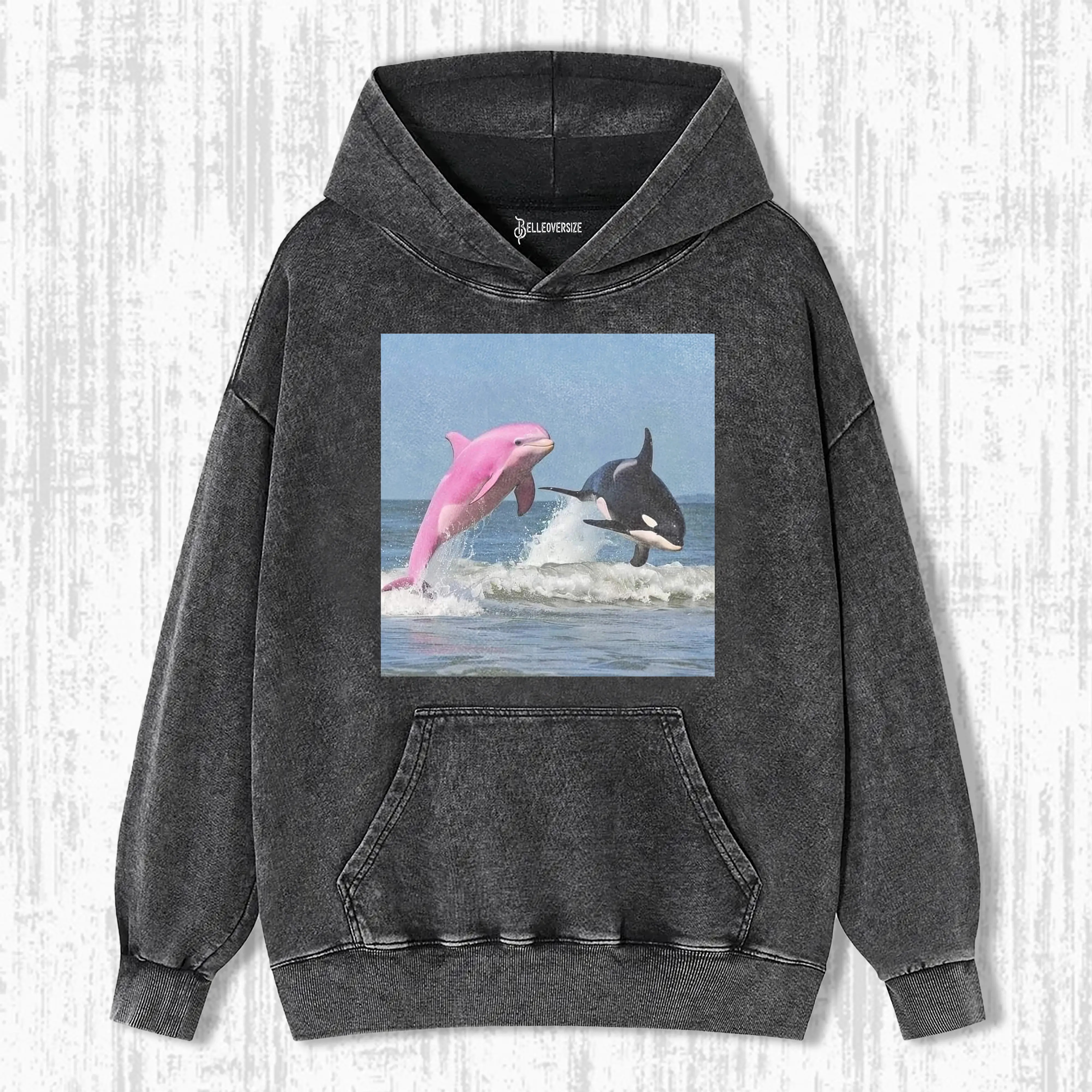 CUTE DOLPHINS HOODIE 