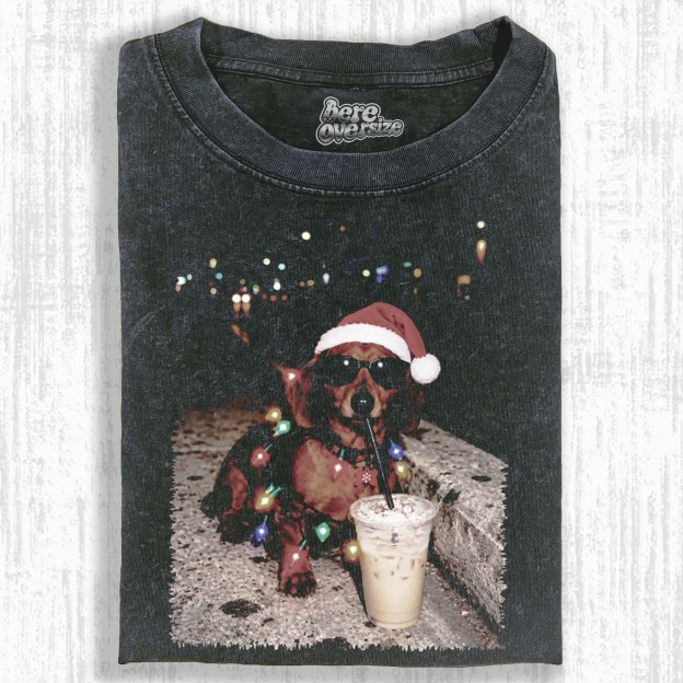 DACHSHUND CHRISTMAS T-SHIRT 