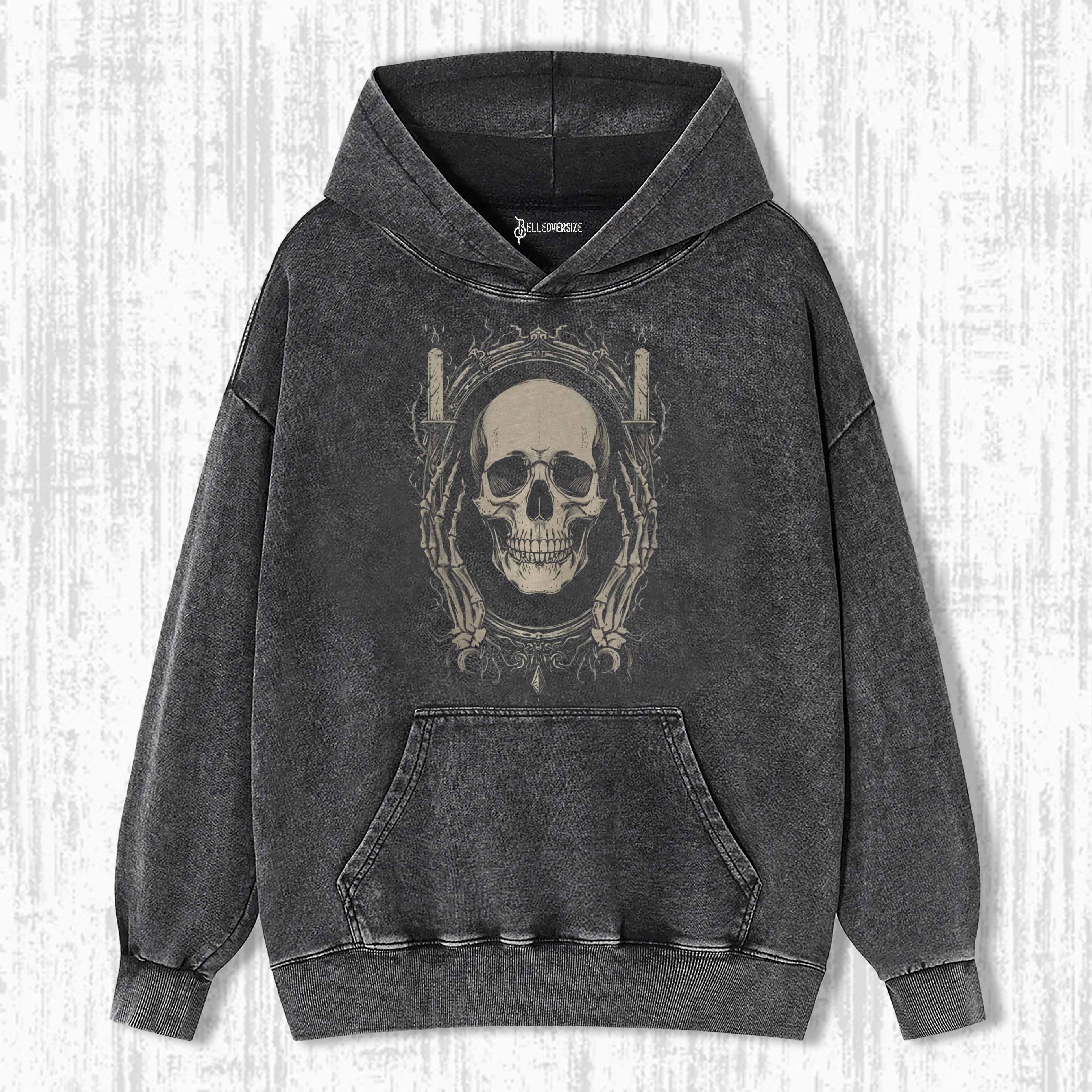 DARK ACADEMIA SKELETON HOODIE