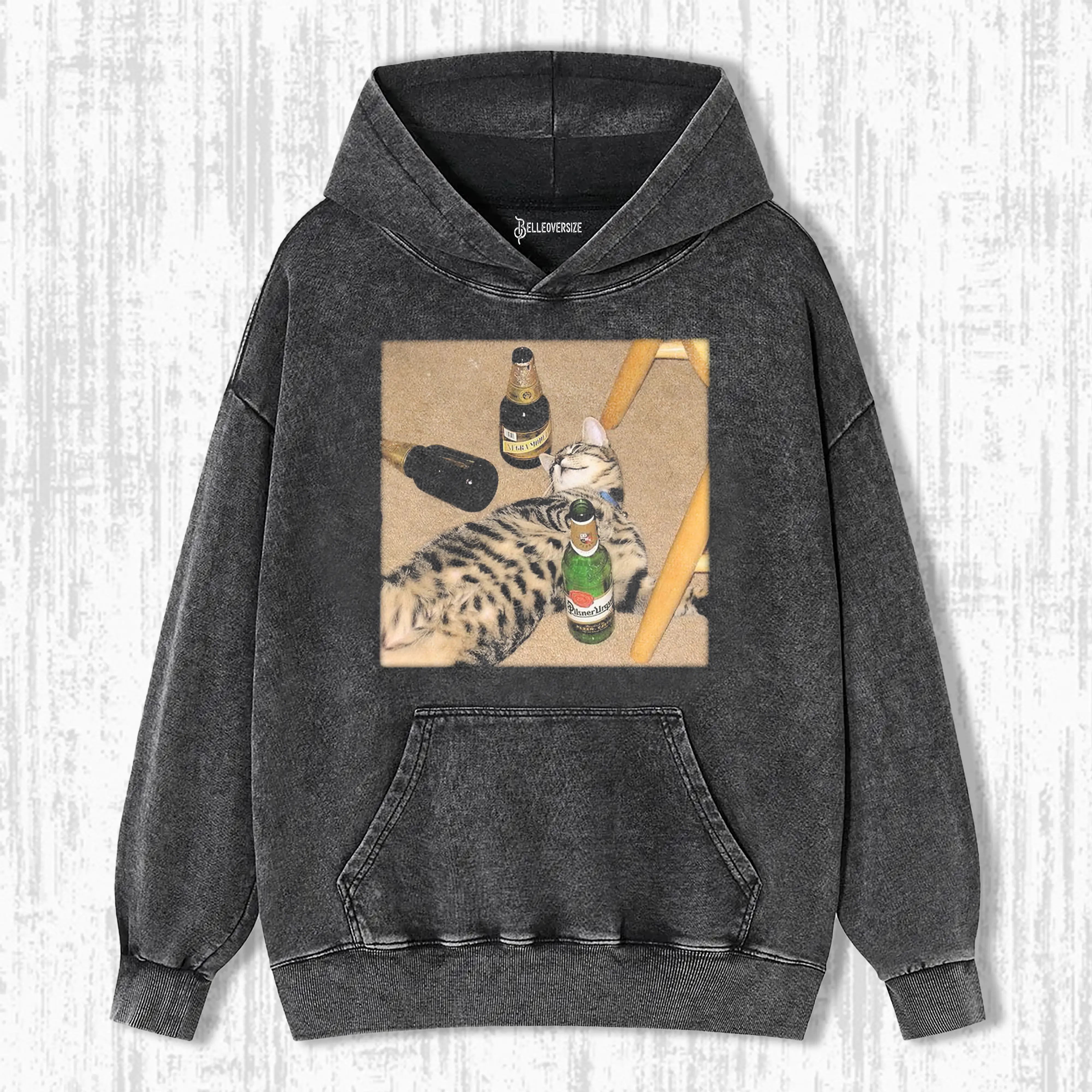 DRUNKEN CAT HOODIE 