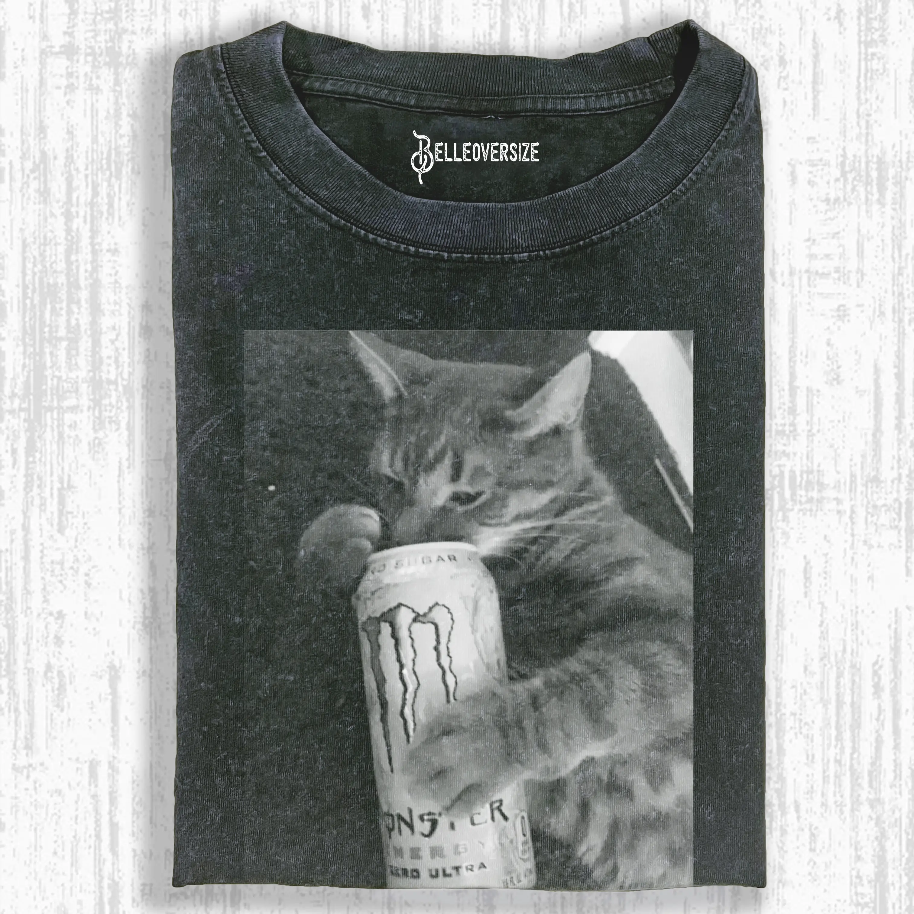 DRUNKEN CAT  T-SHIRT