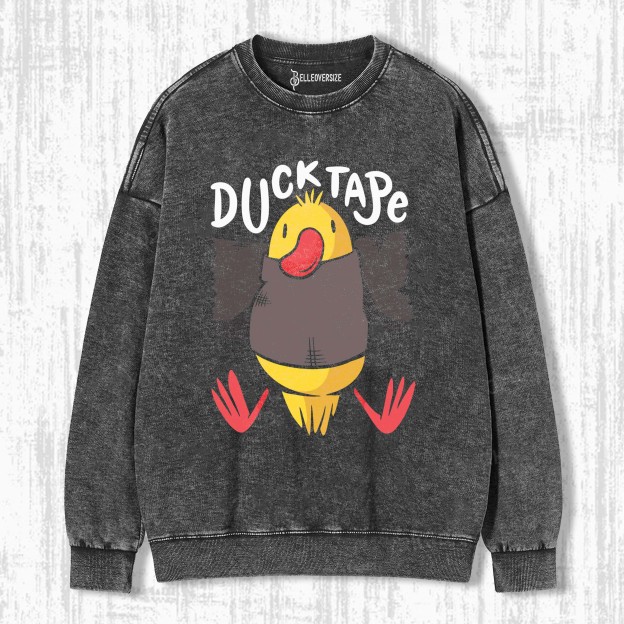 DUCK TAPE FUNNY CARTOON SWEATSHIRTS
