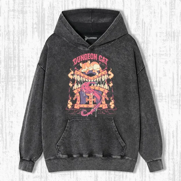 DUNGEON CAT HOODIE