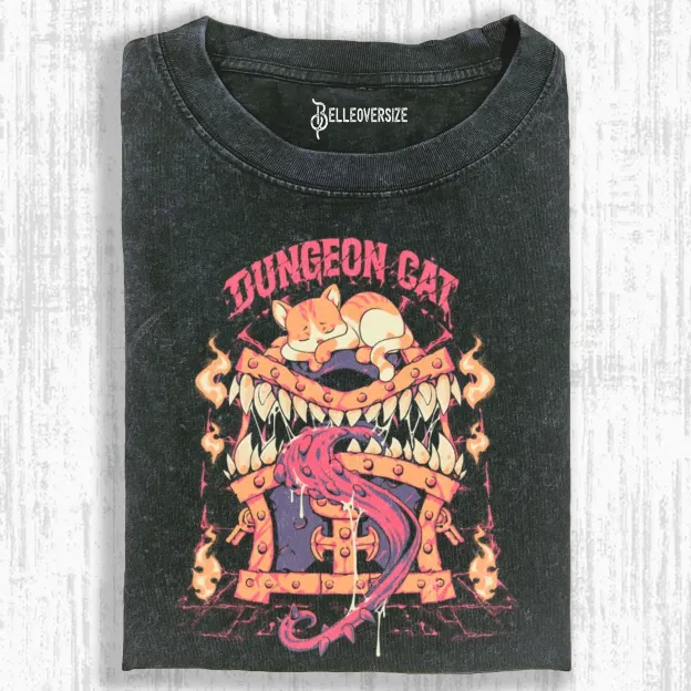 DUNGEON CAT T-SHIRT