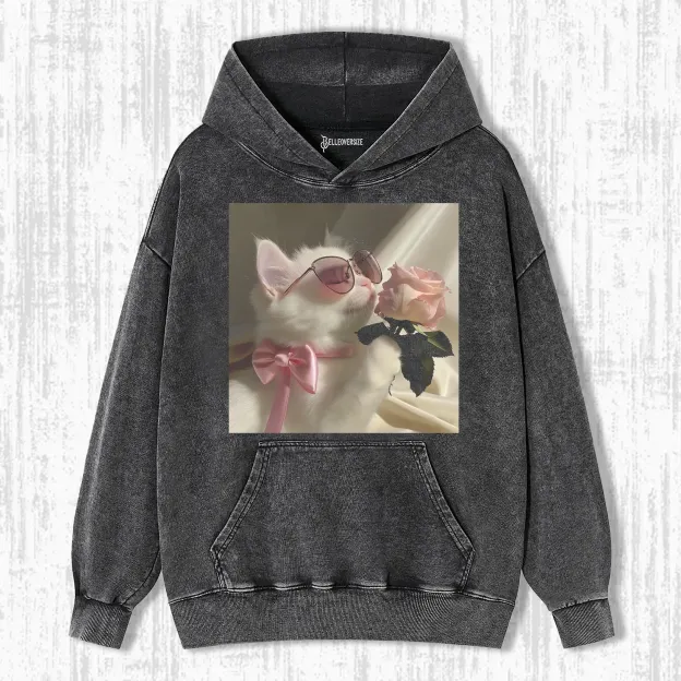 ELEGANT CAT  HOODIE