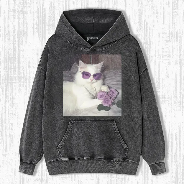 ELEGANT CAT HOODIE