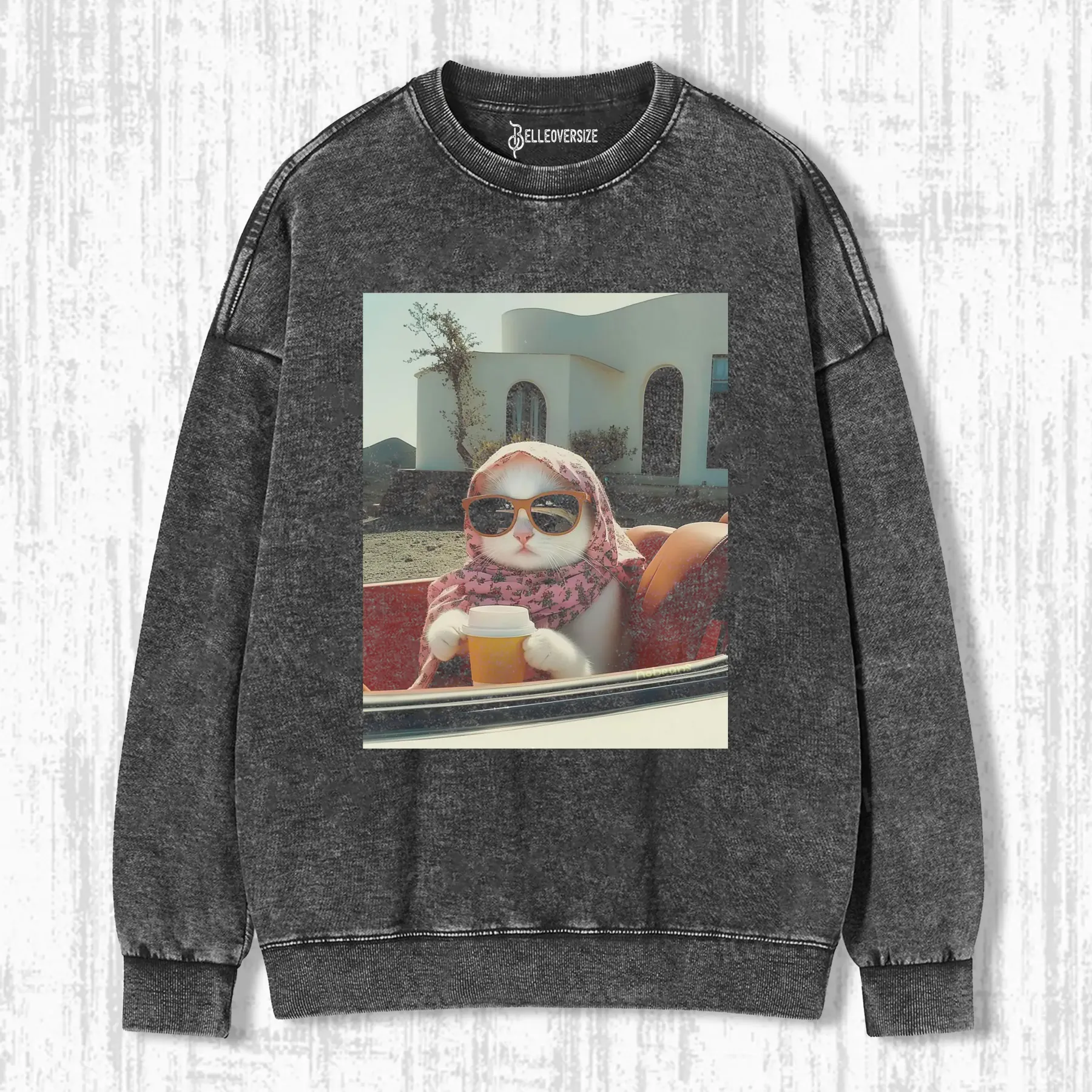 ELEGANT CAT SWEATSHIRTS