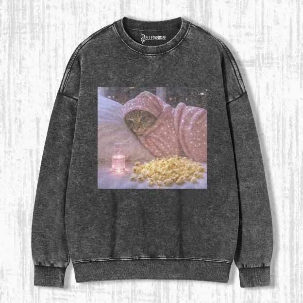 ELEGANT CAT SWEATSHIRTS 