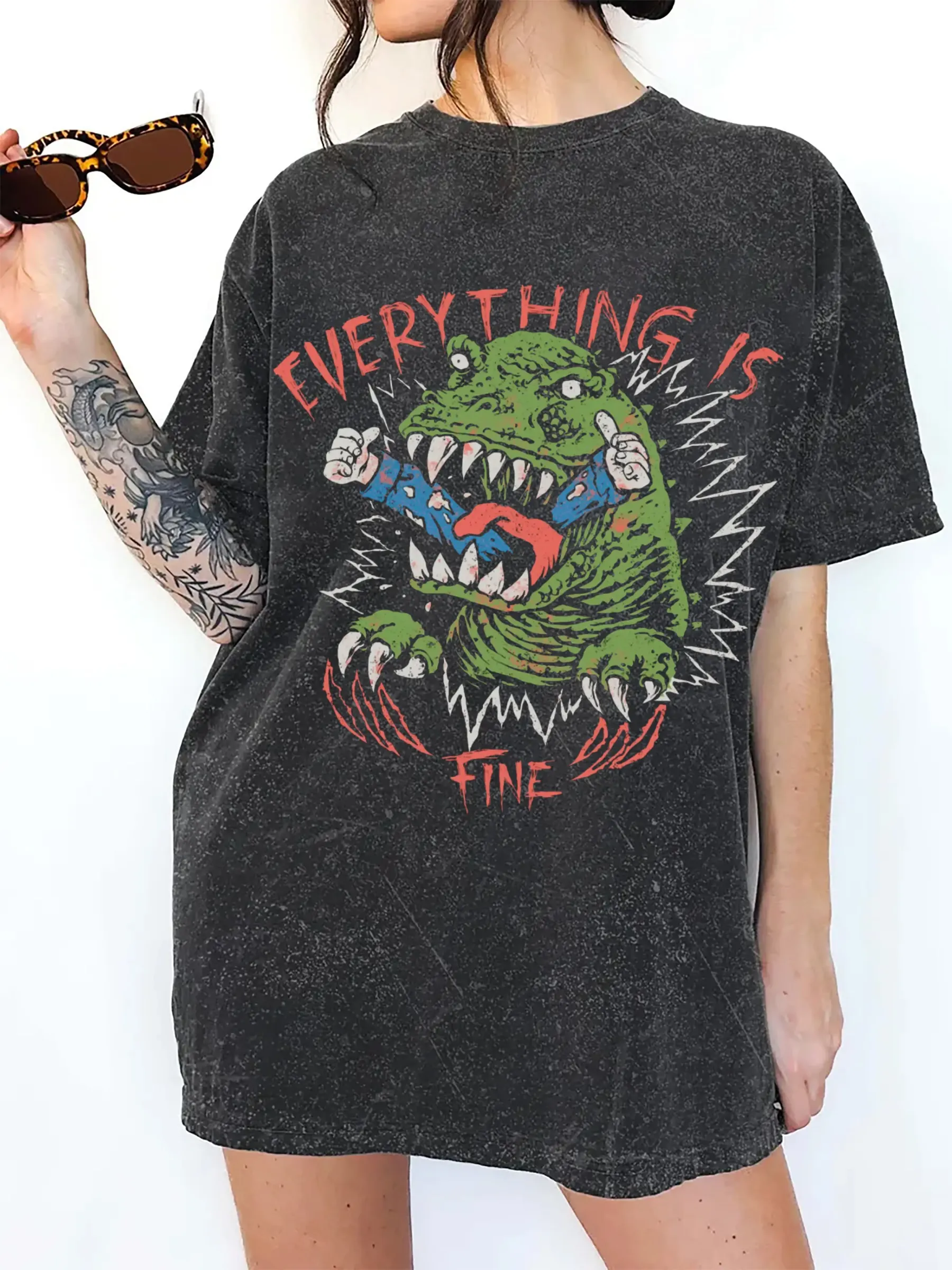 EVERYTHING IS FINE FINE T-SHIRT