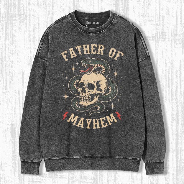 FATHER OF MAYHEM SKULL SWEATSHIRTS