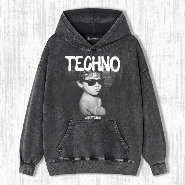 FEEL TECHNO HOODIE
