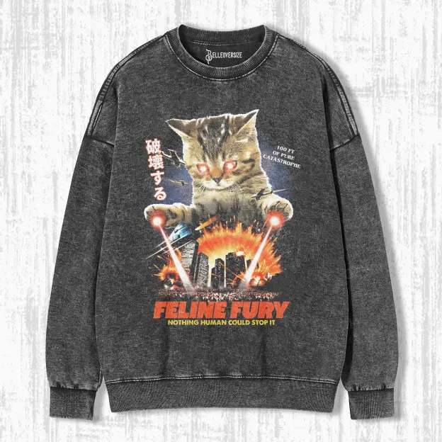 FELINE FURY SWEATSHIRTS