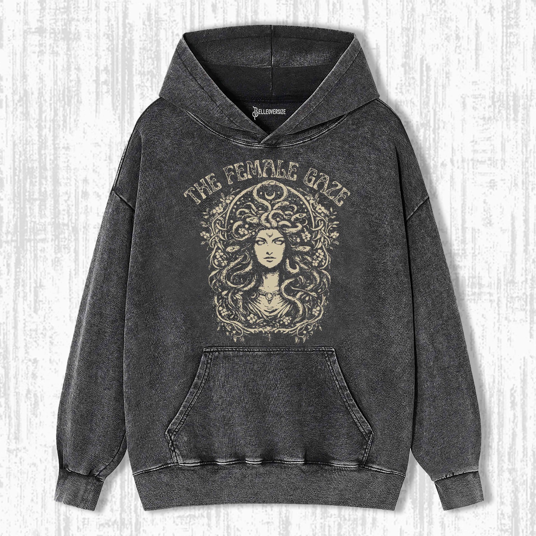 FEMINIST MEDUSA FEMALE GAZE HOODIE