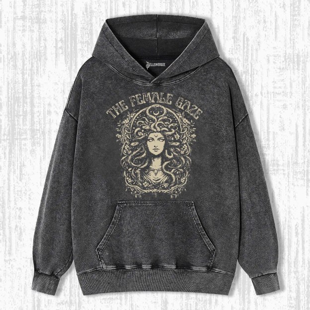 FEMINIST MEDUSA FEMALE GAZE HOODIE