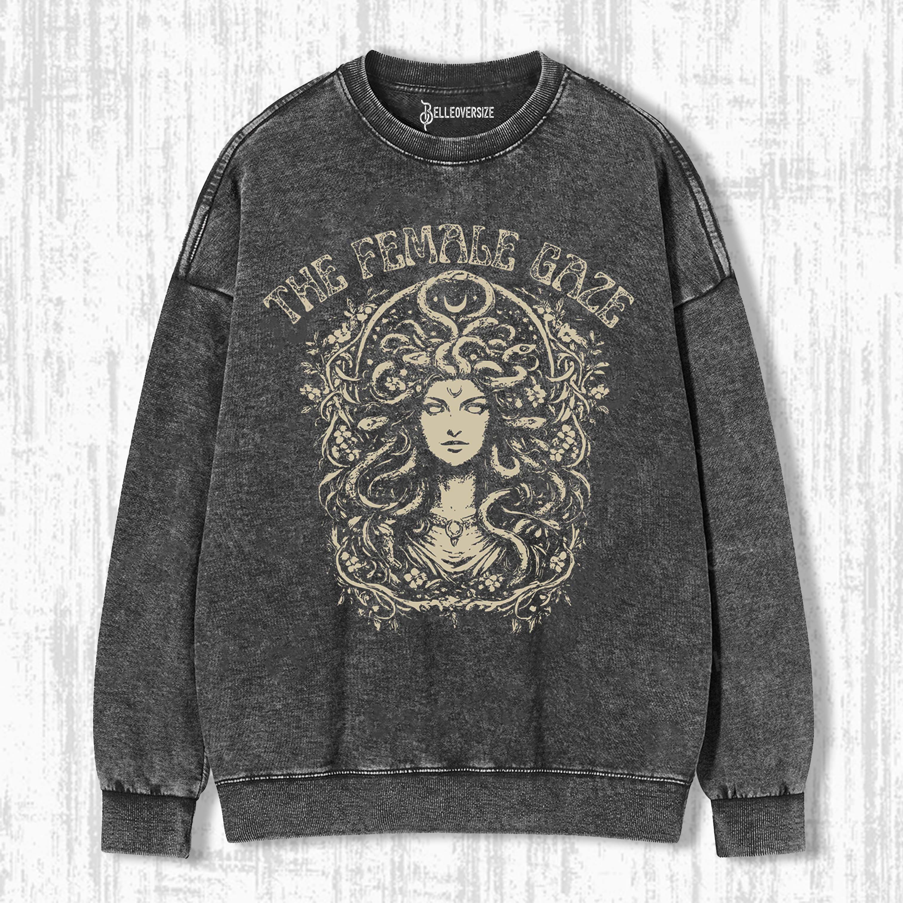 FEMINIST MEDUSA FEMALE GAZE SWEATSHIRTS