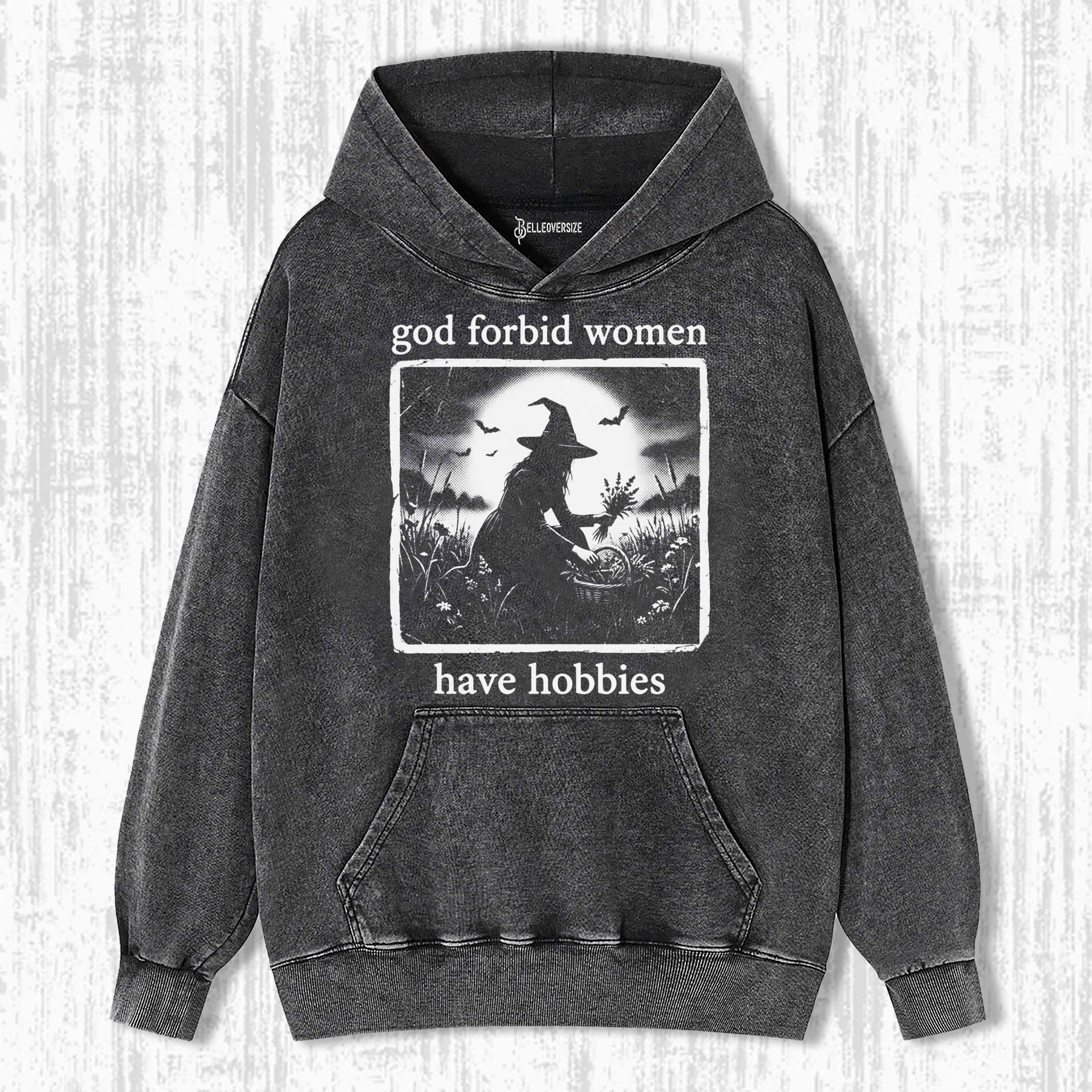 FEMINIST SPOOKY MOON HOODIE