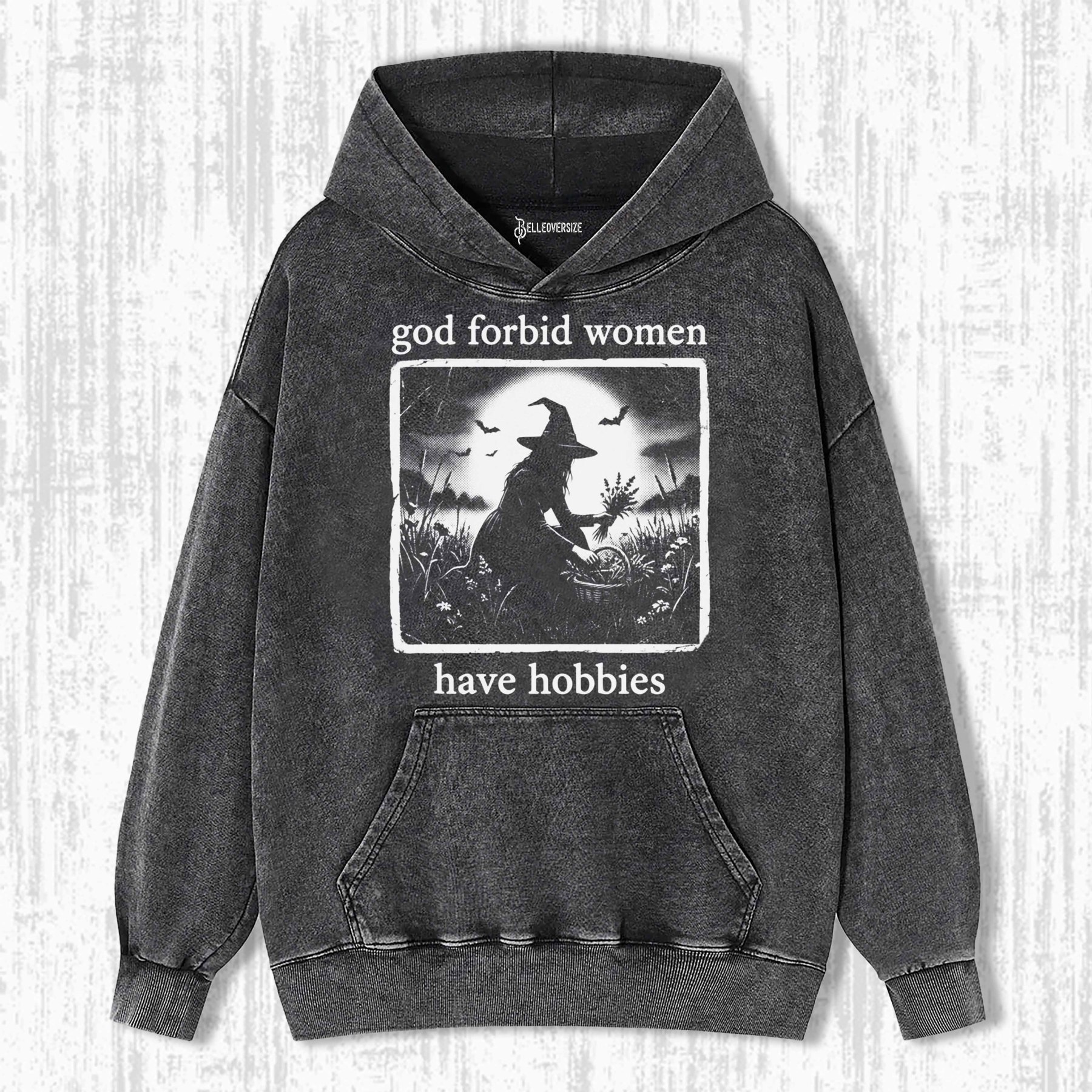 FEMINIST SPOOKY MOON HOODIE