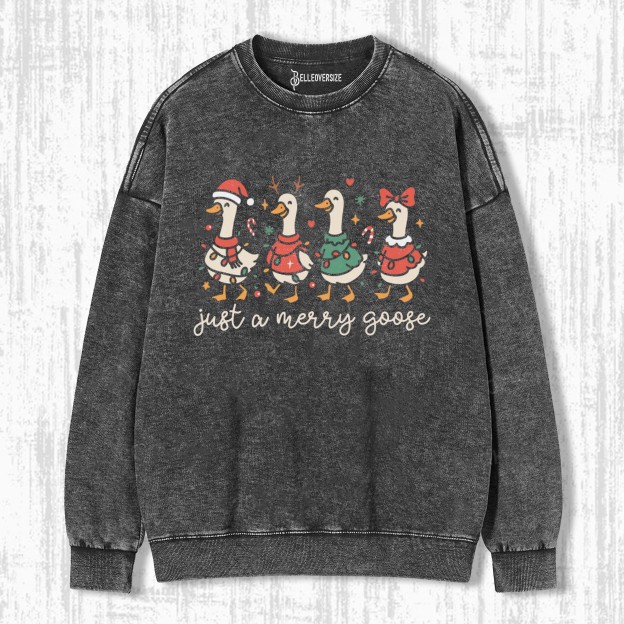 FESTIVE JOLLY GOOSE SWEATSHIRTS