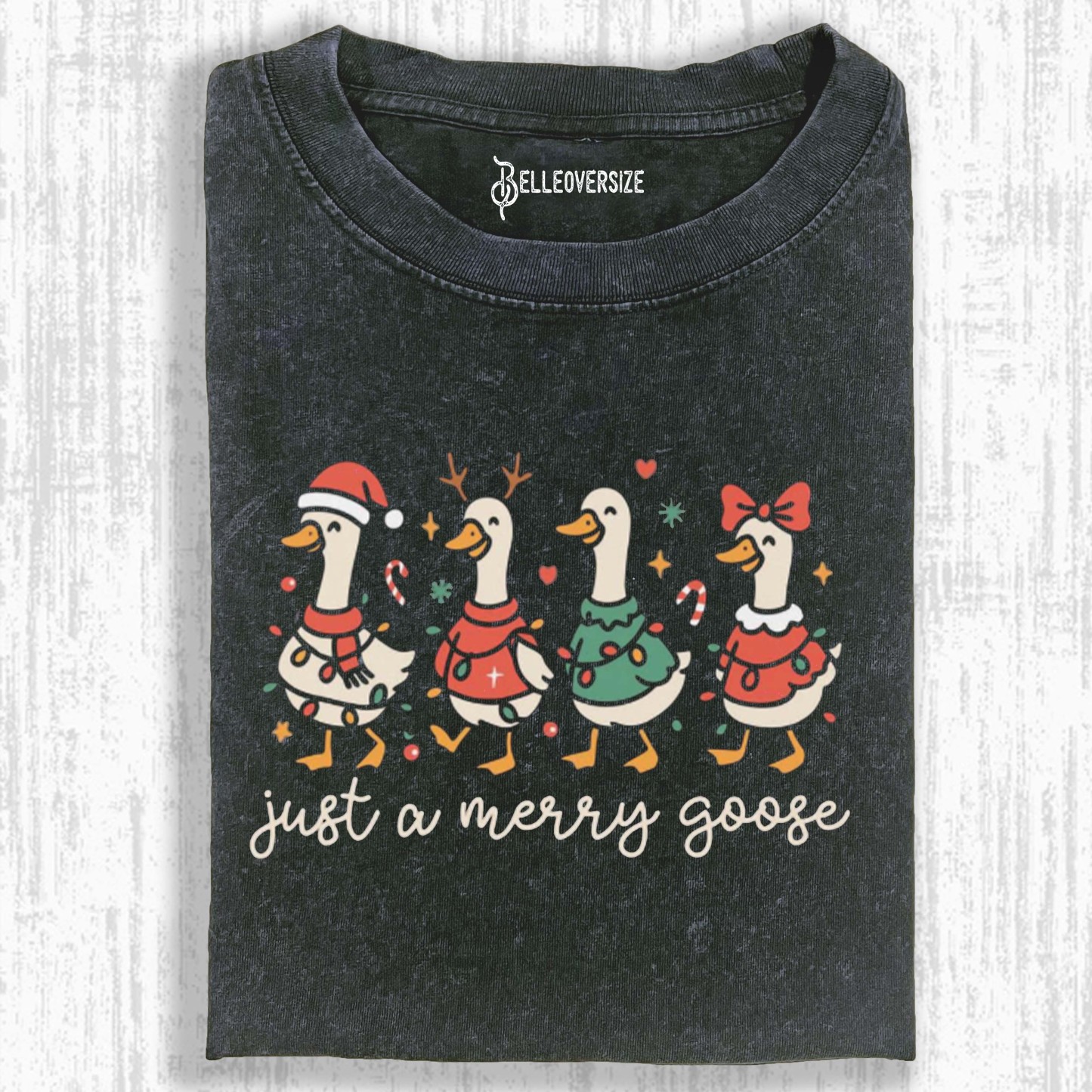 FESTIVE JOLLY GOOSE T-SHIRT