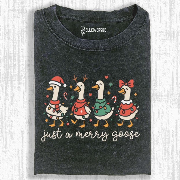 FESTIVE JOLLY GOOSE T-SHIRT