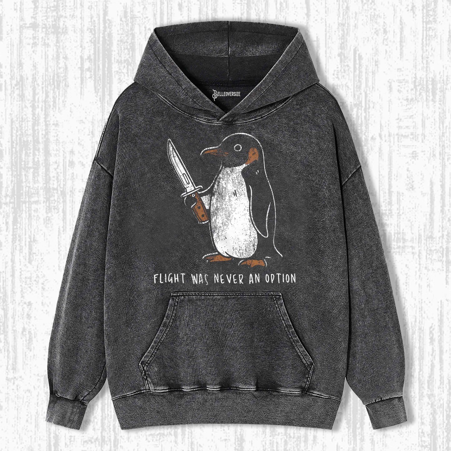 FLIGHT WAS NEVER AN OPTION HOODIE