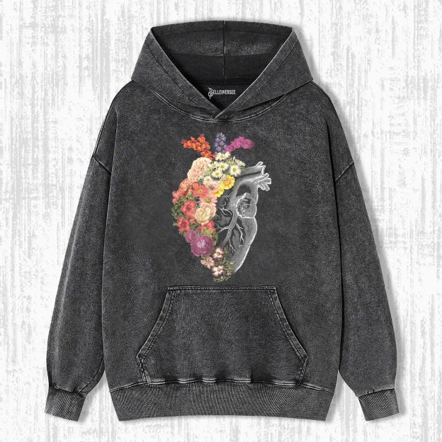FLOWER HEART SPRING HOODIE