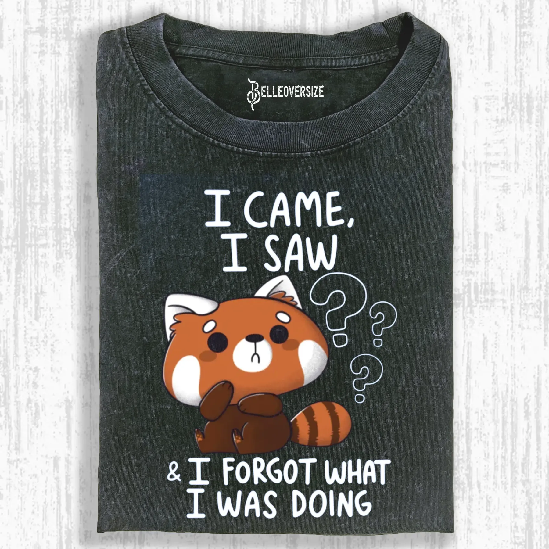 FORGETFUL RED PANDA T-SHIRT