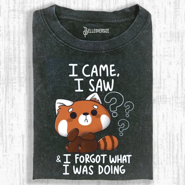 FORGETFUL RED PANDA T-SHIRT