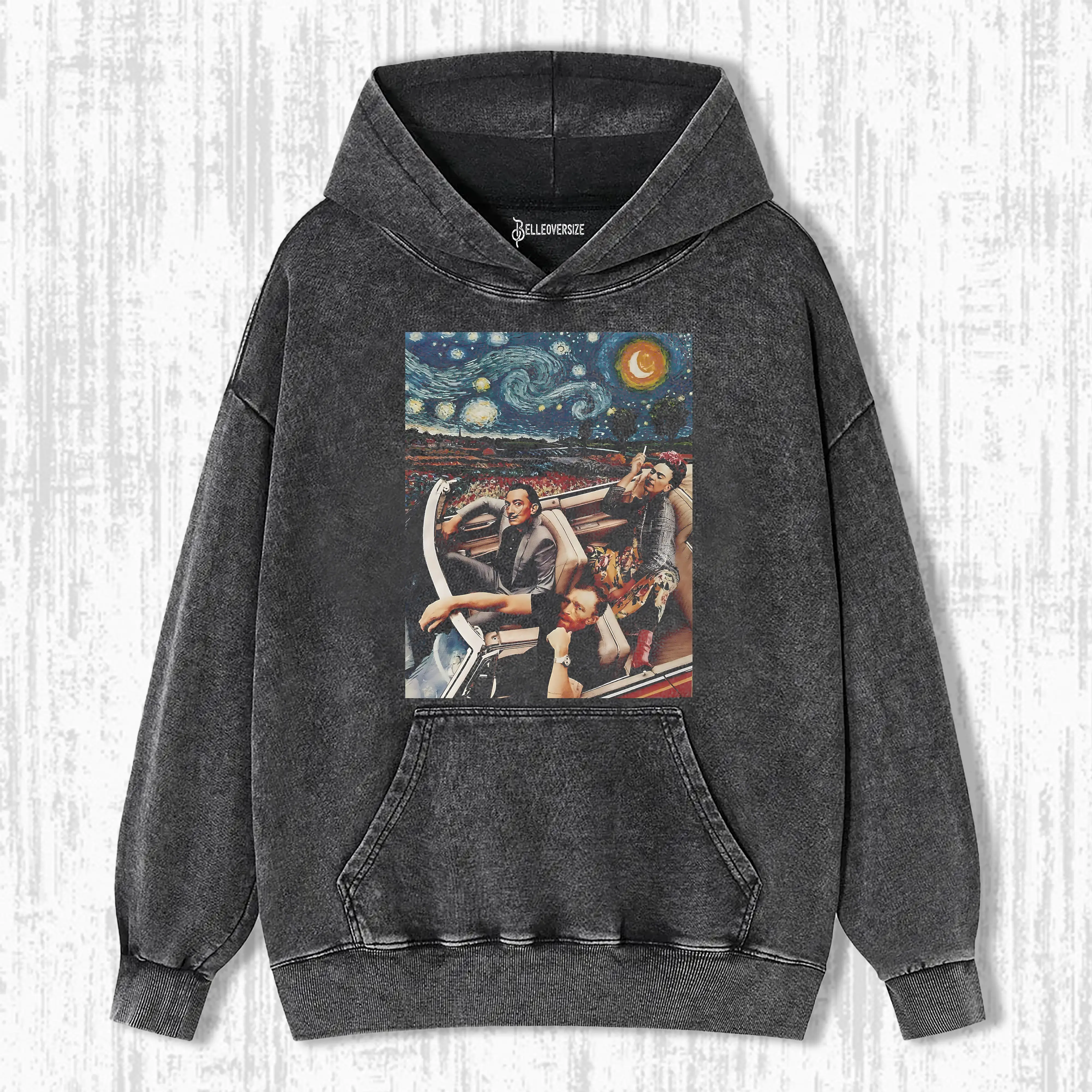 FRIDA KAHLO, SALVADOR DALI AND VINCENT VAN GOGH' HOODIE