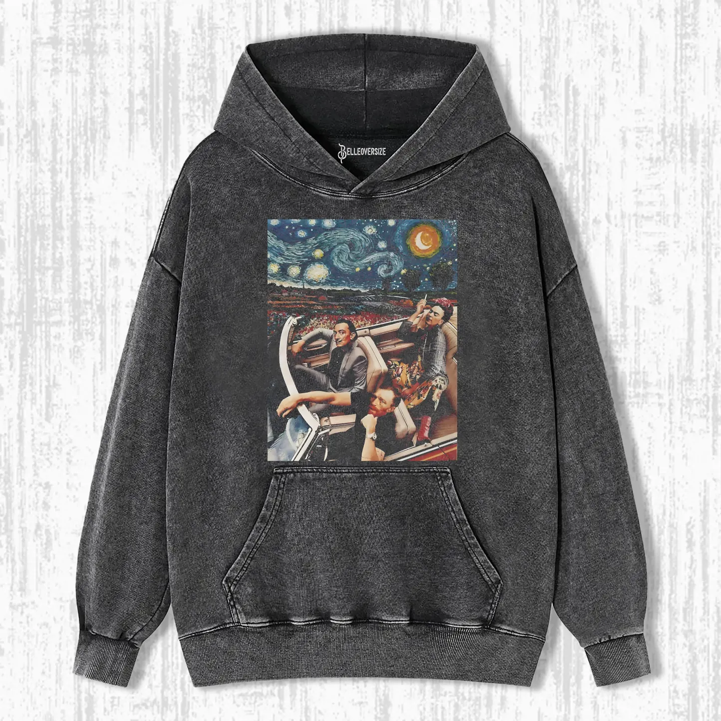 FRIDA KAHLO, SALVADOR DALI AND VINCENT VAN GOGH' HOODIE