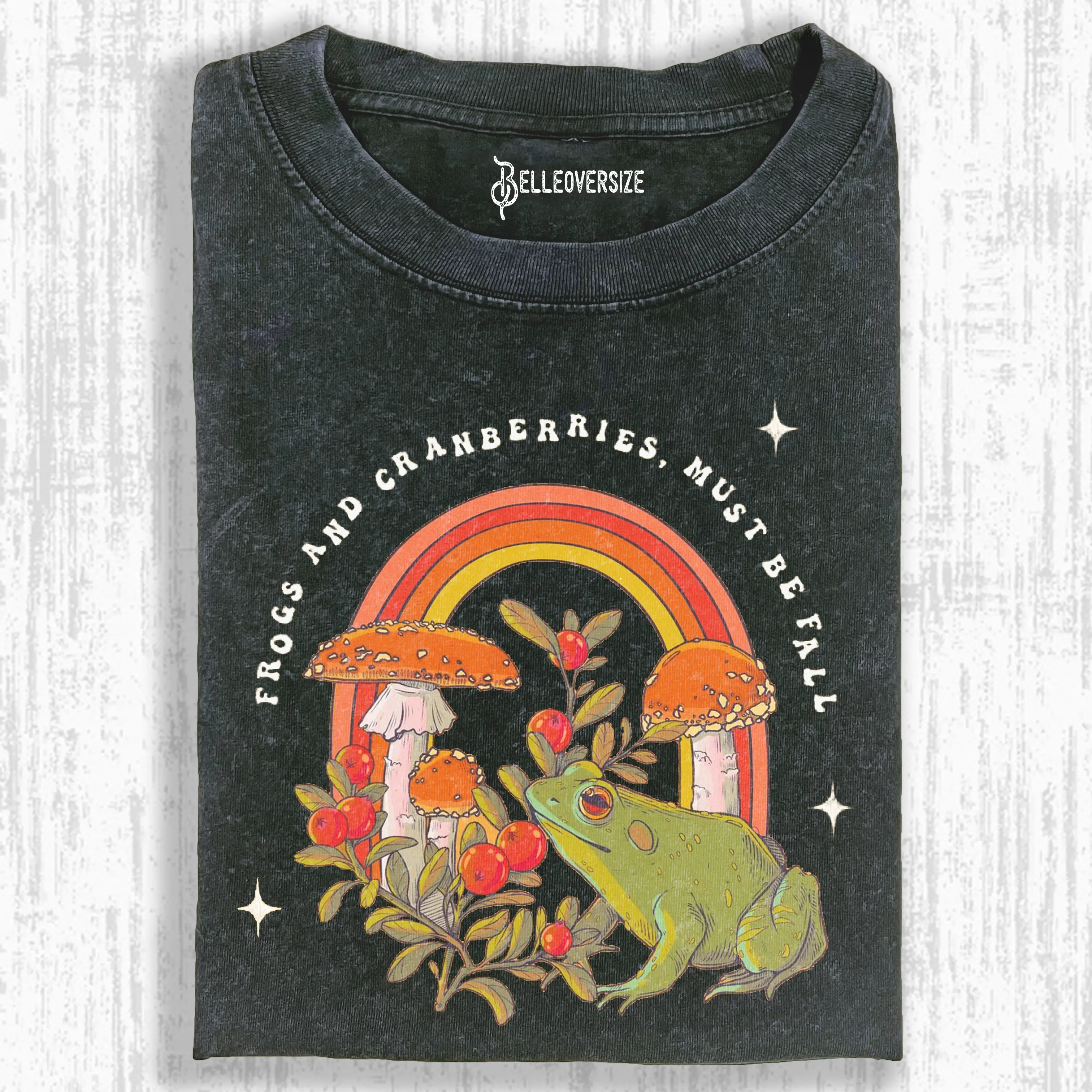 FROGS AND CRANBERRIES MUST BE FALL  T-SHIRT