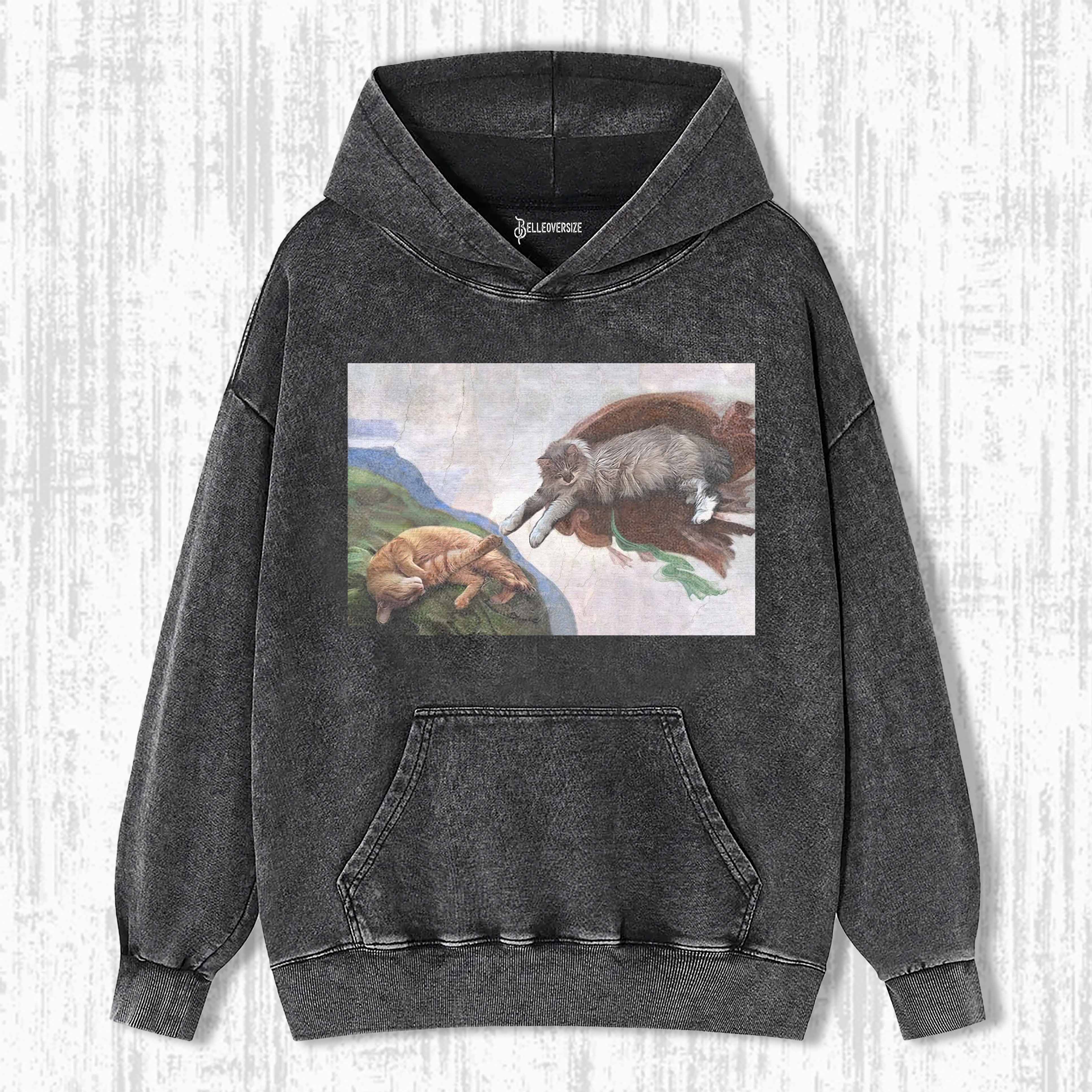 FUNNY CAT HOODIE