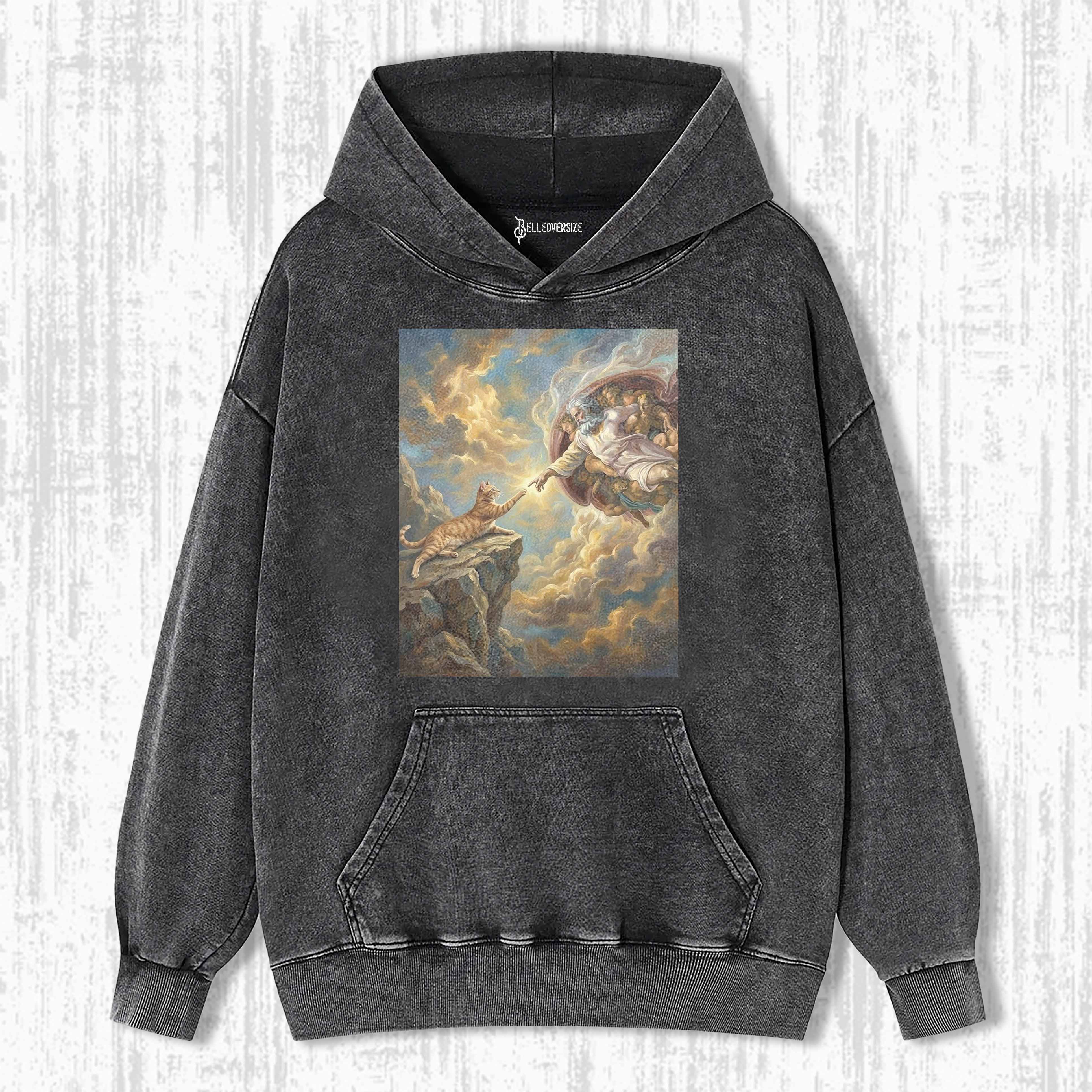 FUNNY CAT HOODIE