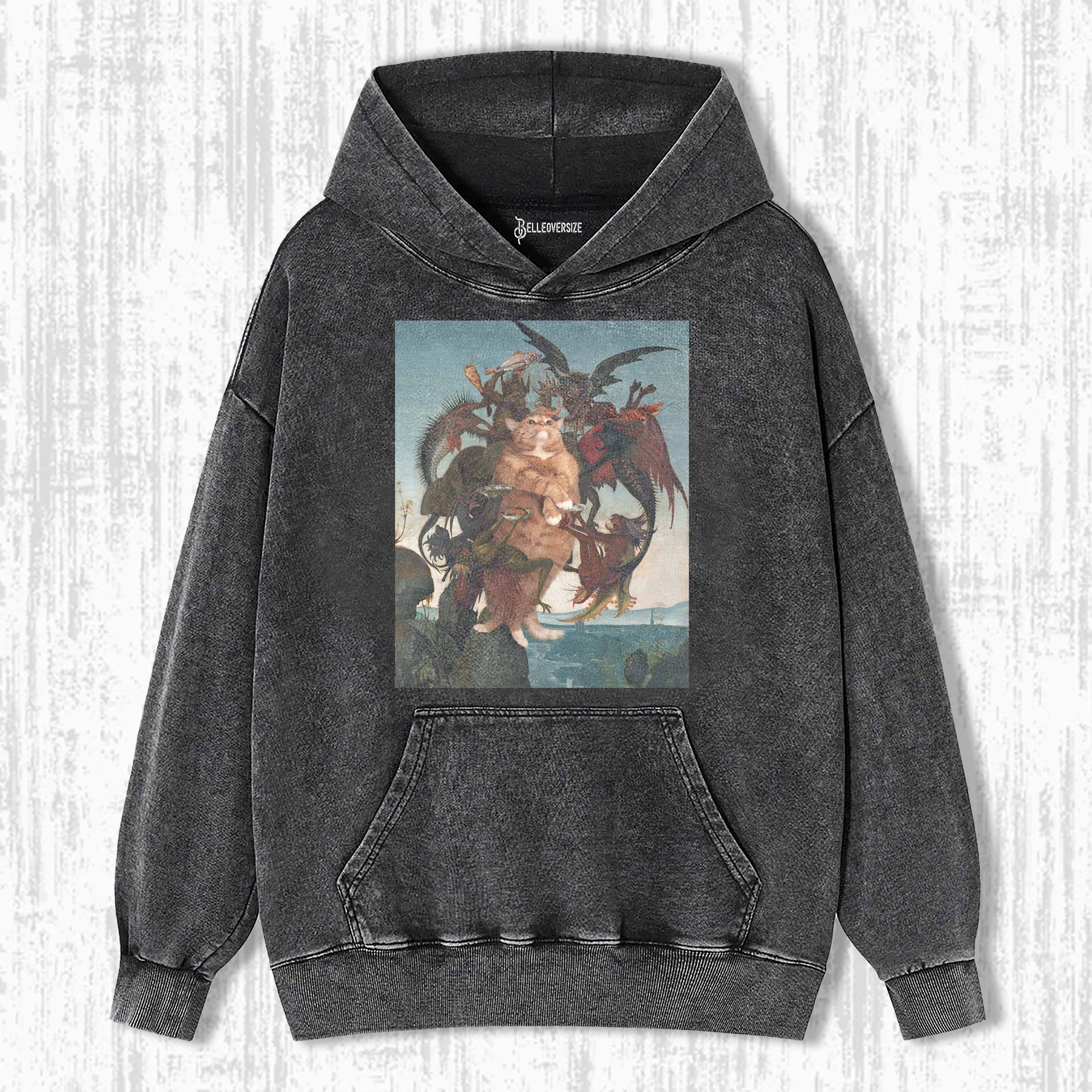FUNNY CAT HOODIE