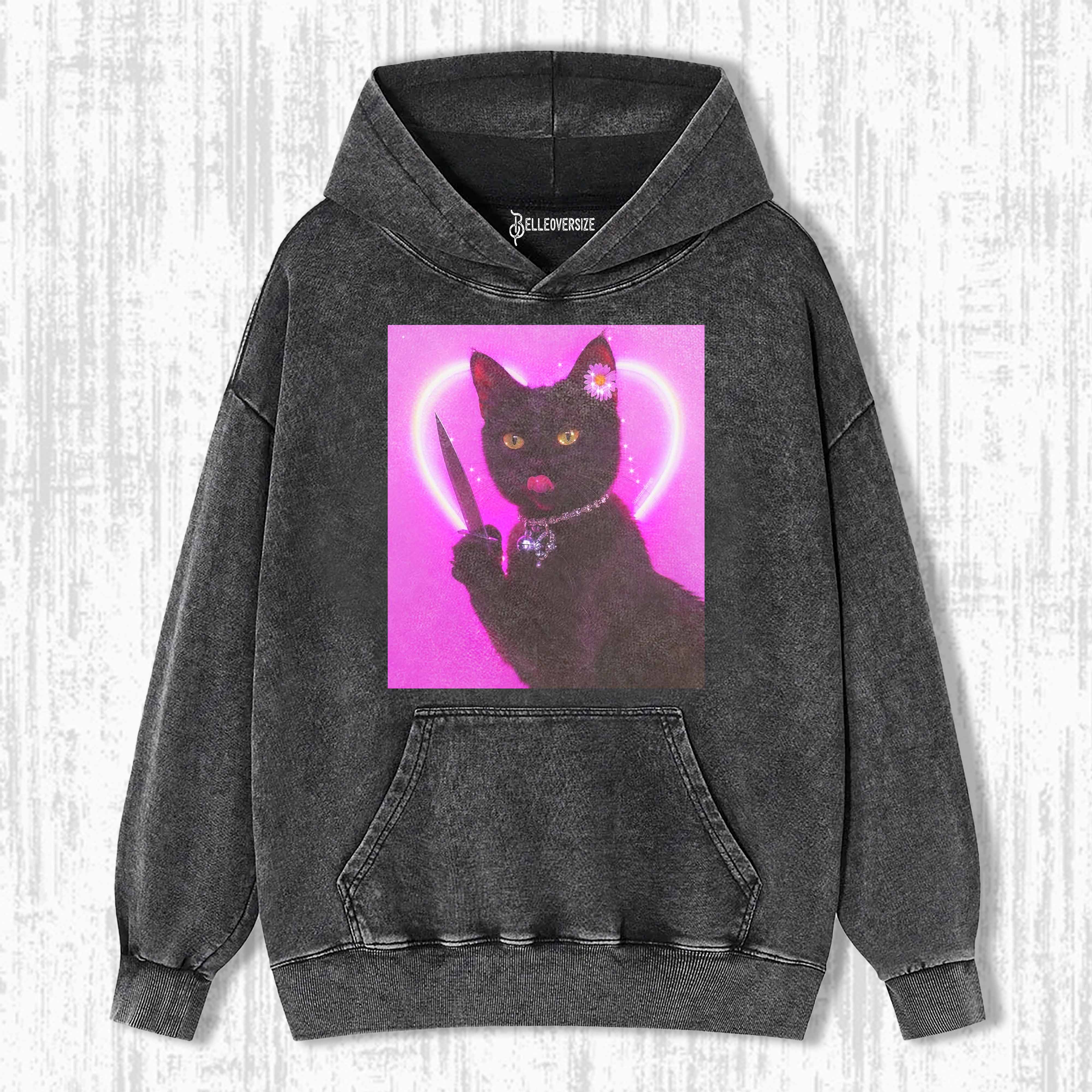 FUNNY CAT HOODIE