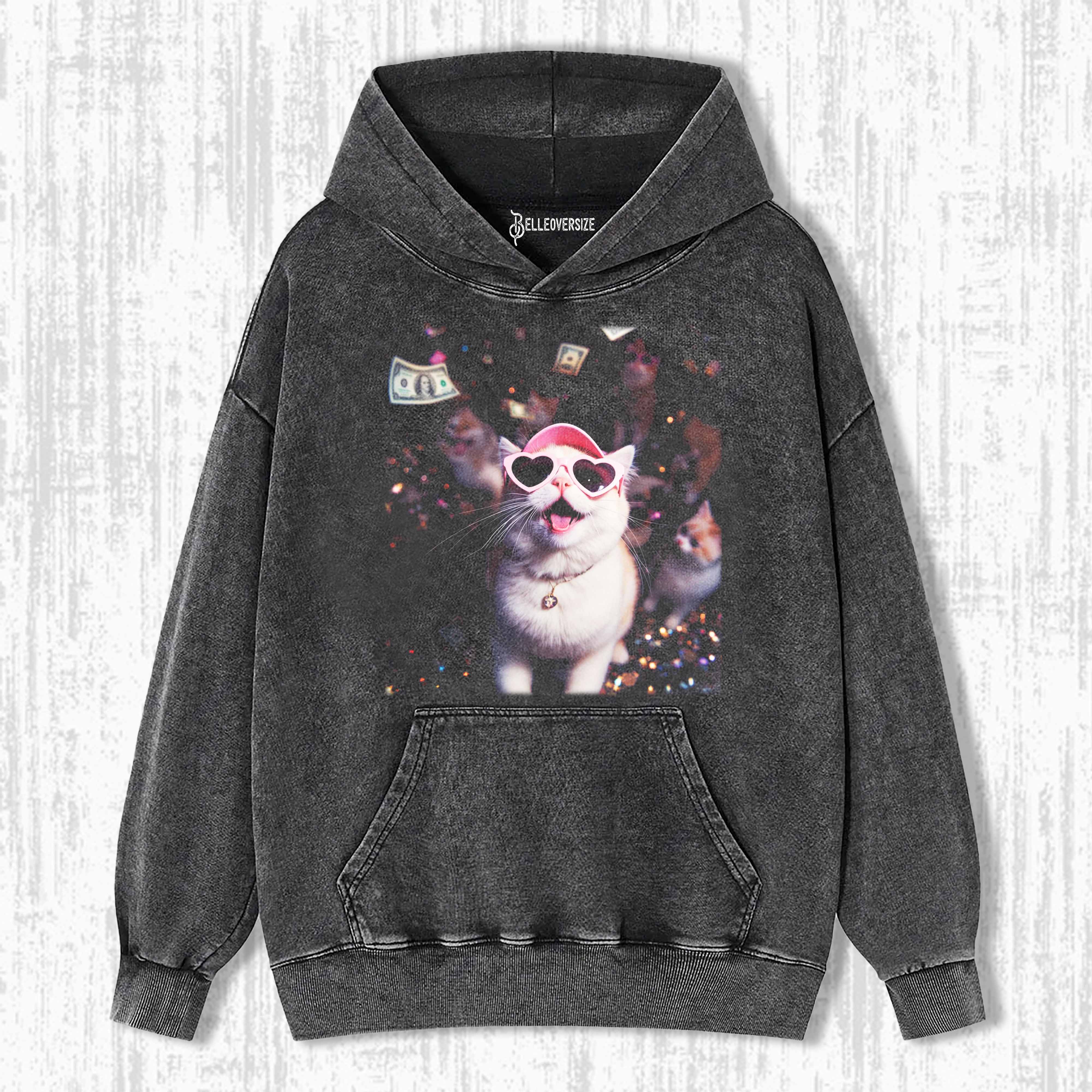 FUNNY CAT HOODIE