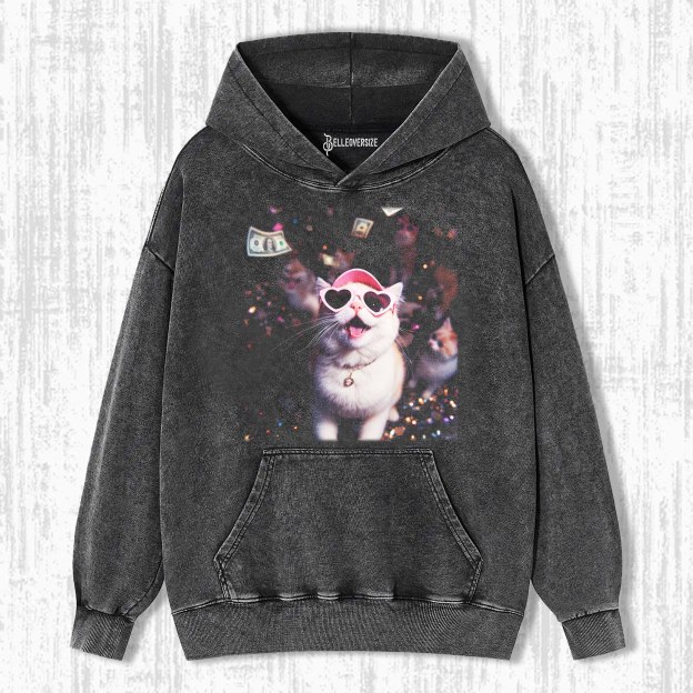 FUNNY CAT HOODIE