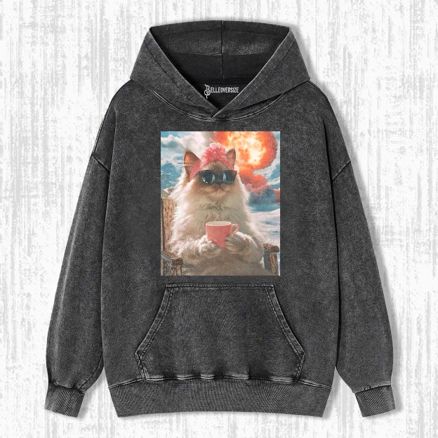 FUNNY CAT HOODIE