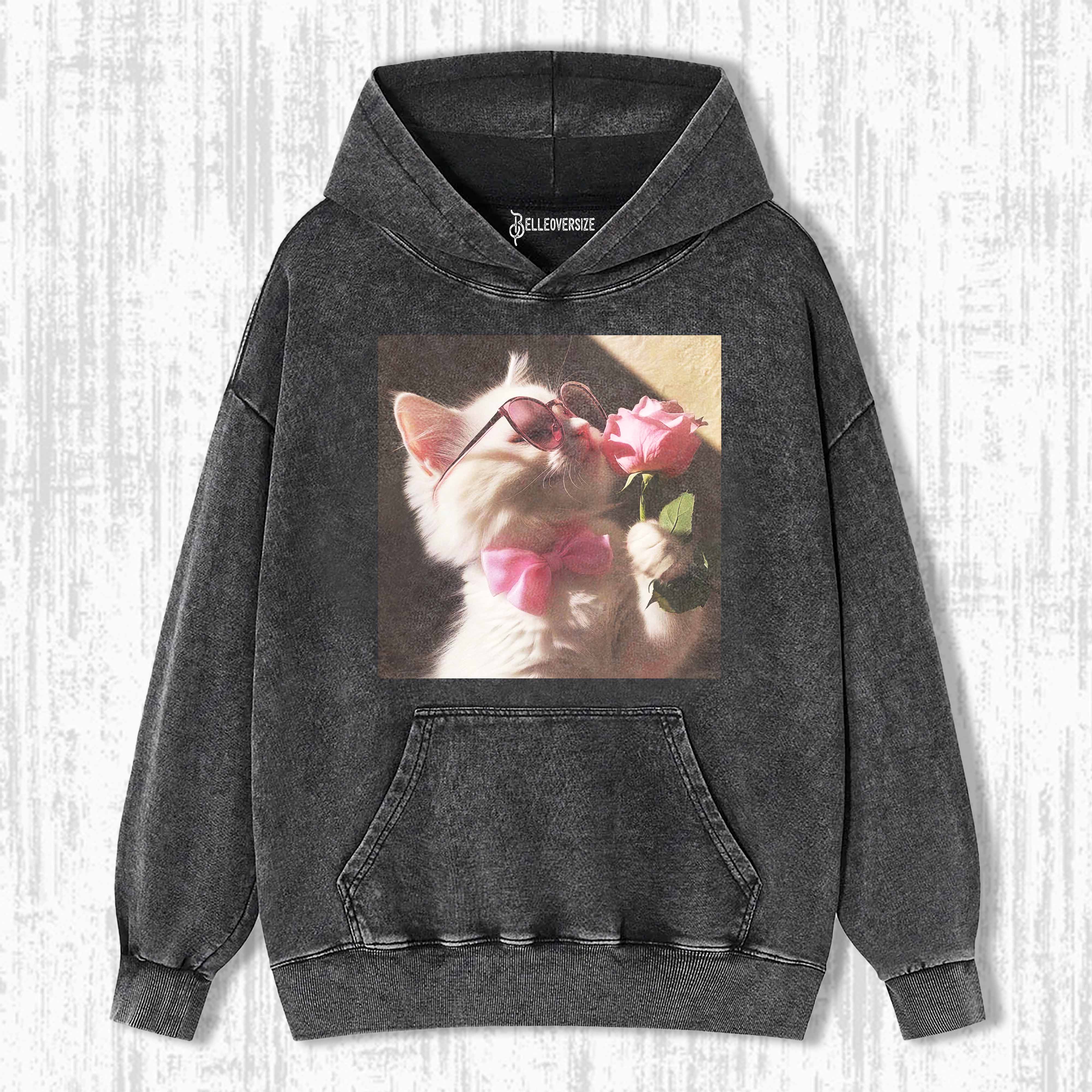 FUNNY CAT HOODIE